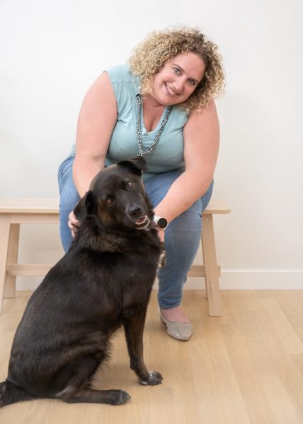 Wendy-raaimakers-met-hond-beer Wendy-raaimakers-met-hond-beer